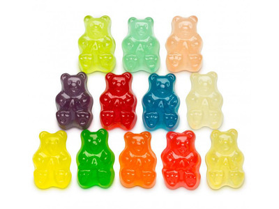 Assorted Gummi Bears, 12 Flavors 4/5lb